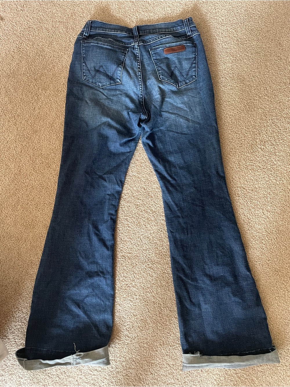 Wrangler Dark Blue Bootcut Jeans